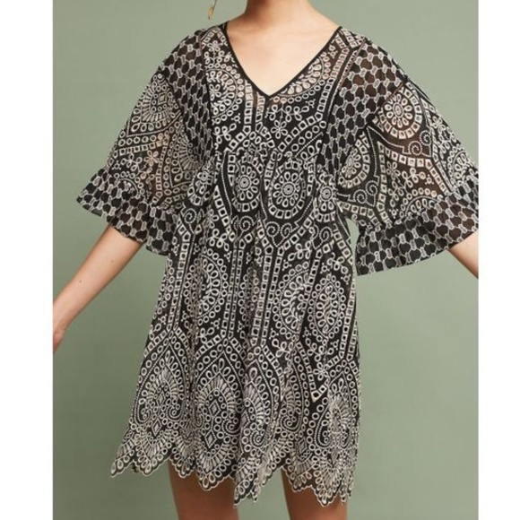 Anthropologie Dresses & Skirts - Anthropologie AKEMI + KIN Eyelet Swing Dress Sz.2
